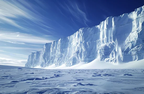 Structure impénétrable du mur de glace