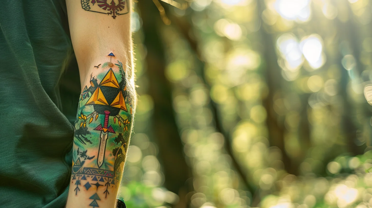 The Legend of Zelda tatouage